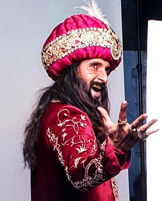 Ravi Dubey as Alauddin Khilji in Sabse Smart Kaun. Pic 3. (Image courtesy - Instagram)